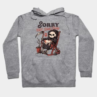 Can’t Work Today - Funny Dark Cute Death Reaper Cat Gift Hoodie